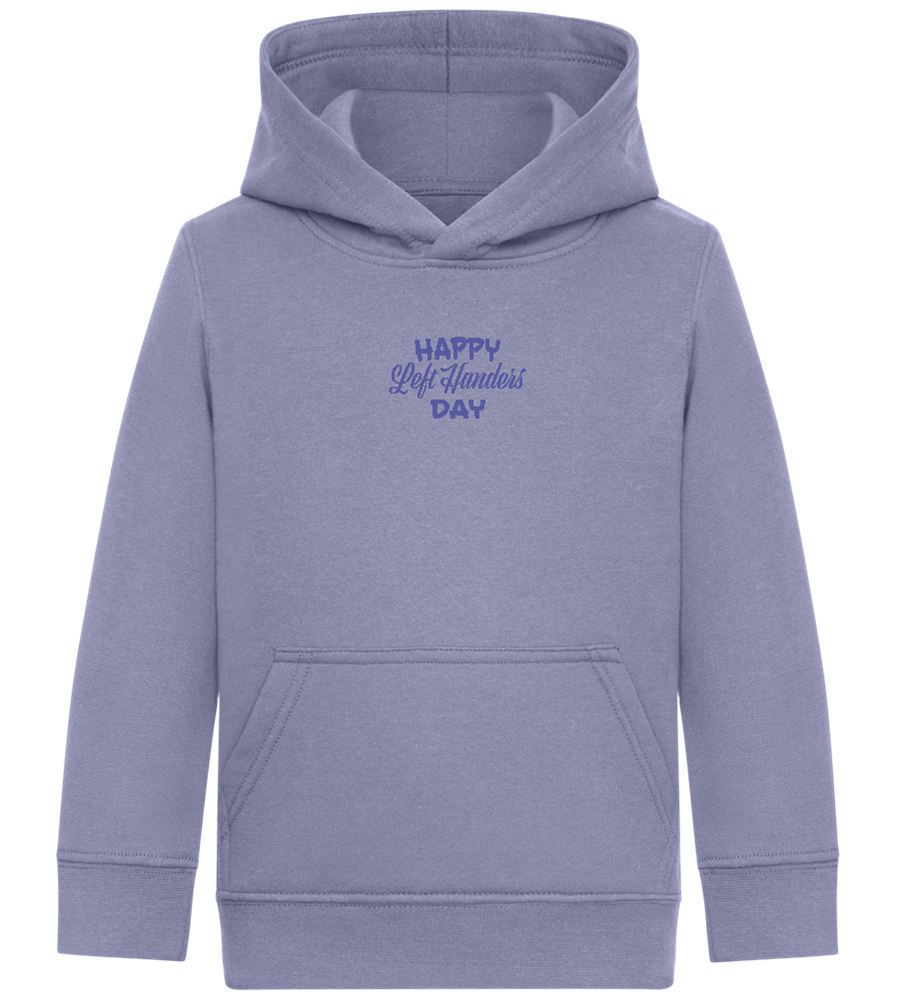 Happy Left Handers Day Design - Comfort Kids Hoodie_BLUE_front