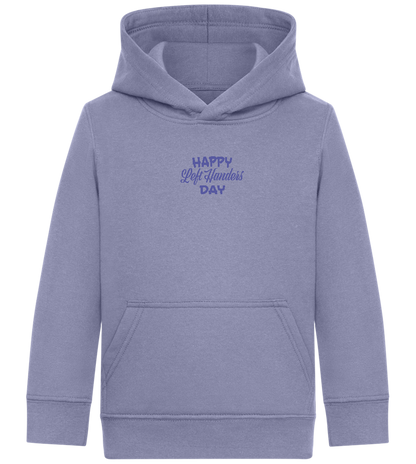 Happy Left Handers Day Design - Comfort Kids Hoodie_BLUE_front