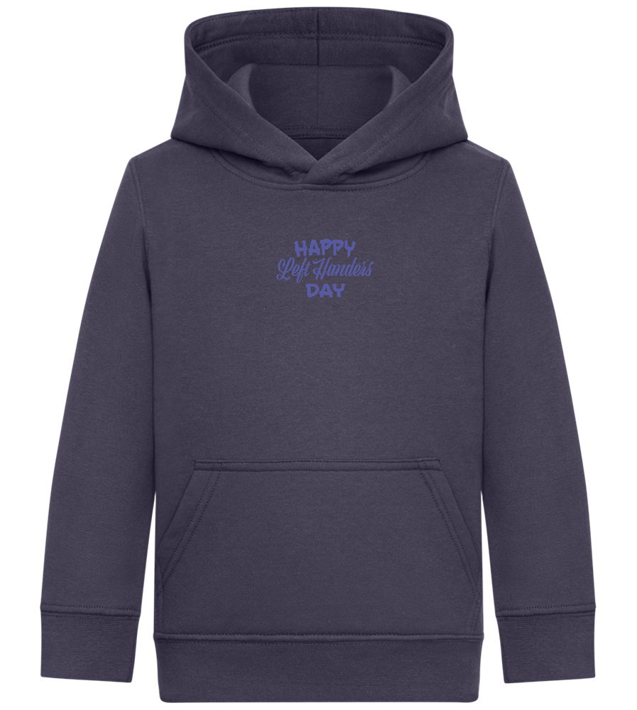 Happy Left Handers Day Design - Comfort Kids Hoodie_FRENCH NAVY_front