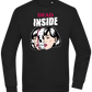 Dead Inside Skull Design - Comfort Essential Unisex Sweater_BLACK_front