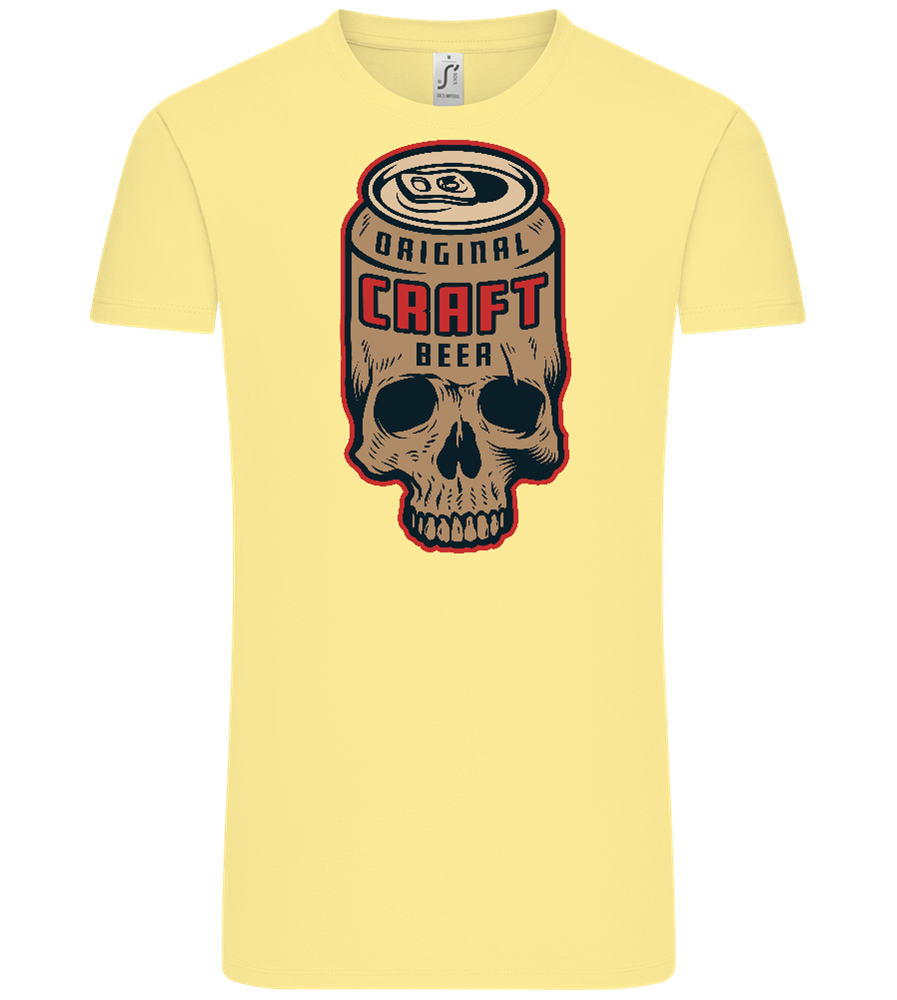 Craft Beer Design - Comfort Unisex T-Shirt_AMARELO CLARO_front