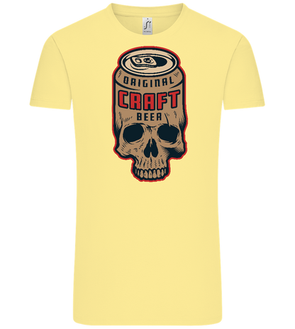 Craft Beer Design - Comfort Unisex T-Shirt_AMARELO CLARO_front