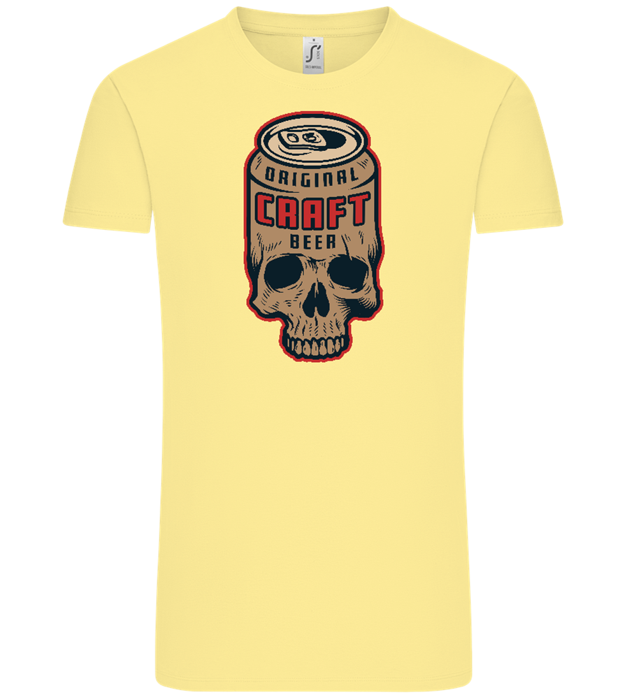 Craft Beer Design - Comfort Unisex T-Shirt_AMARELO CLARO_front