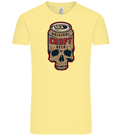 Craft Beer Design - Comfort Unisex T-Shirt_AMARELO CLARO_front