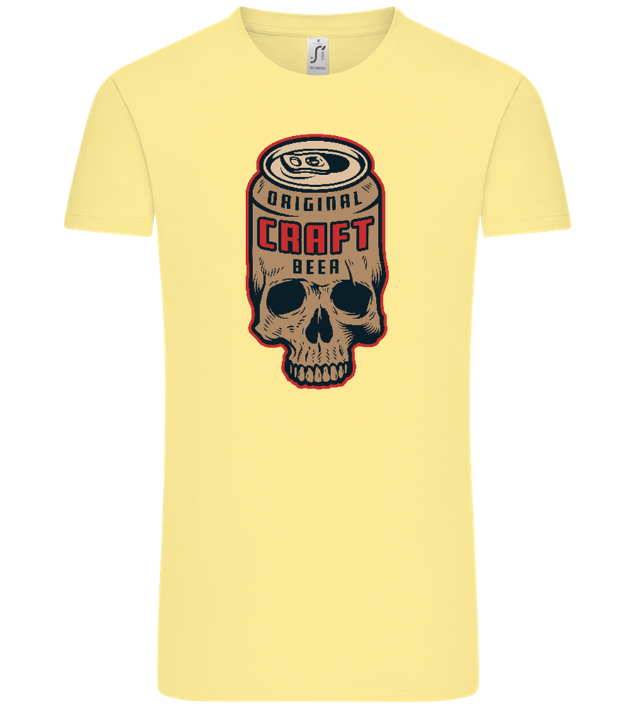 Craft Beer Design - Comfort Unisex T-Shirt_AMARELO CLARO_front