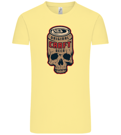 Craft Beer Design - Comfort Unisex T-Shirt_AMARELO CLARO_front