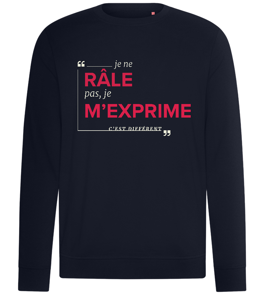 Express Yourself Design - Comfort unisex sweater_FRENCH NAVY_front