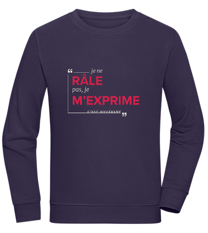 Express Yourself Design - Comfort unisex sweater_FRENCH NAVY_front