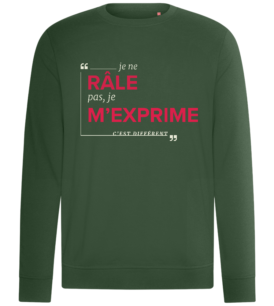 Express Yourself Design - Comfort unisex sweater_GREEN BOTTLE_front