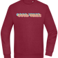 Good Vibes Rainbow Design - Comfort Essential Unisex Sweater_BORDEAUX_front