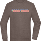 Good Vibes Rainbow Design - Comfort Essential Unisex Sweater_CHARCOAL CHIN_front