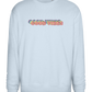 Good Vibes Rainbow Design - Comfort Essential Unisex Sweater_CREAMY BLUE_front