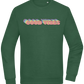 Good Vibes Rainbow Design - Comfort Essential Unisex Sweater_GREEN BOTTLE_front