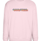 Good Vibes Rainbow Design - Comfort Essential Unisex Sweater_LIGHT PEACH ROSE_front