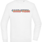 Good Vibes Rainbow Design - Comfort Essential Unisex Sweater_WHITE_front