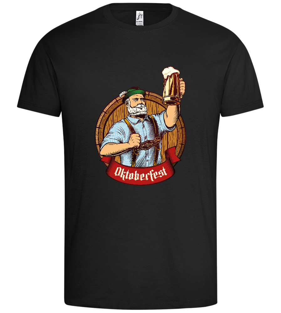 Oktoberfest Man Design - Premium men's t-shirt_DEEP BLACK_front