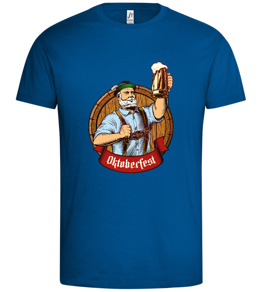 Oktoberfest Man Design - Premium men's t-shirt_ROYAL_front