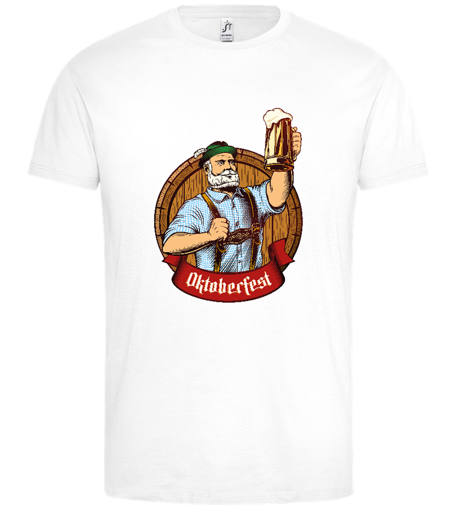 Oktoberfest Man Design - Premium men's t-shirt_WHITE_front