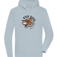 Stay Cool Tiger Design - Premium unisex hoodie_CREAMY BLUE_front