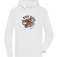 Stay Cool Tiger Design - Premium unisex hoodie_WHITE_front