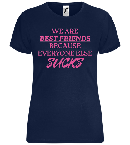 True Friends Design - Comfort women's t-shirt_MARINE_front