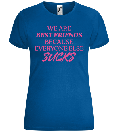 True Friends Design - Comfort women's t-shirt_ROYAL_front