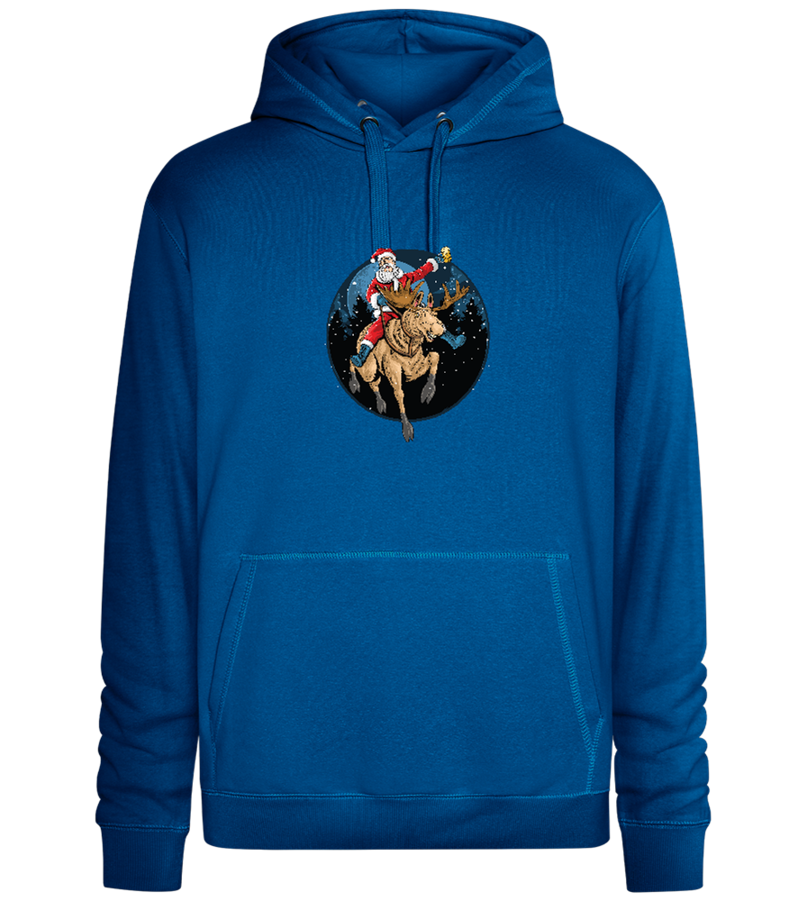 Santa Joyride Design - Premium unisex hoodie_ROYAL_front