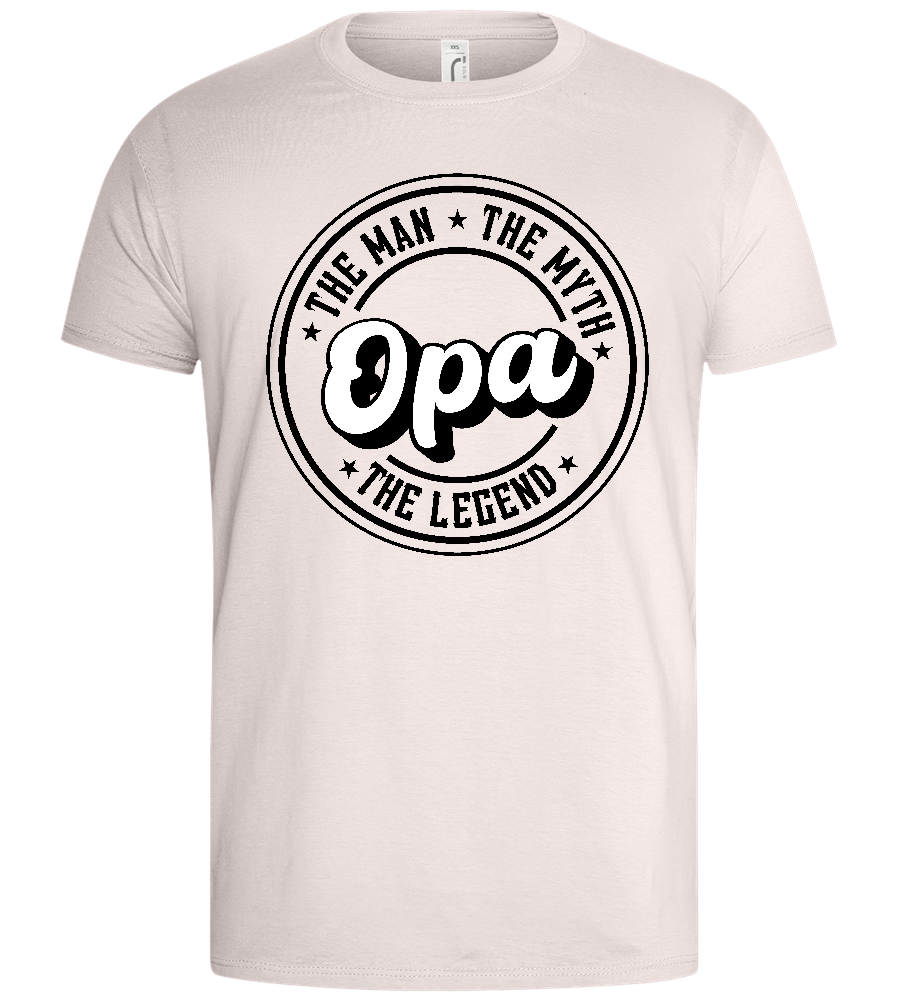 Opa Symbool Design - Basic men's t-shirt_LIGHT PINK_front