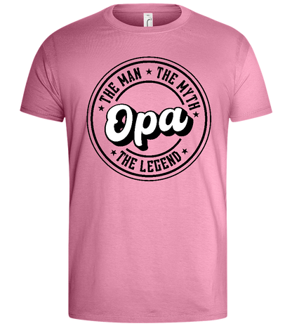 Opa Symbool Design - Basic men's t-shirt_PINK ORCHID_front