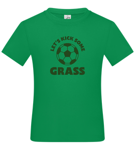 Let's Kick Some Grass Design - Basic kids t-shirt