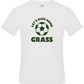 Let's Kick Some Grass Design - Basic kids t-shirt_WHITE_front