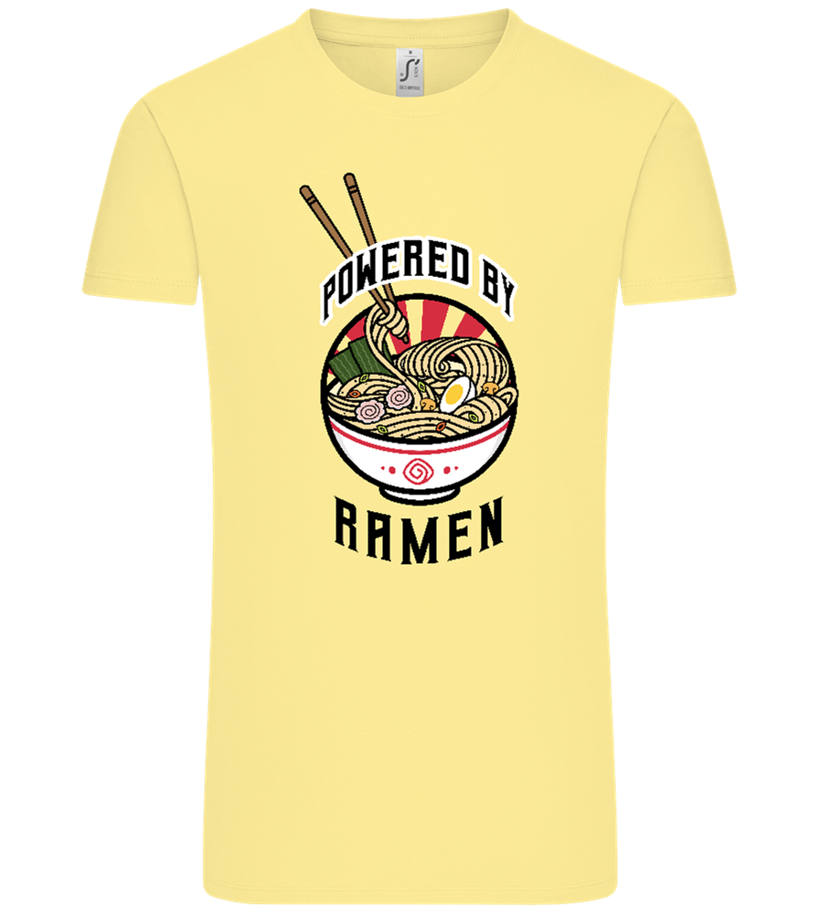 Powered By Design - Comfort Unisex T-Shirt_AMARELO CLARO_front