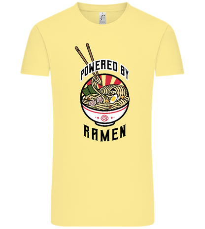 Powered By Design - Comfort Unisex T-Shirt_AMARELO CLARO_front