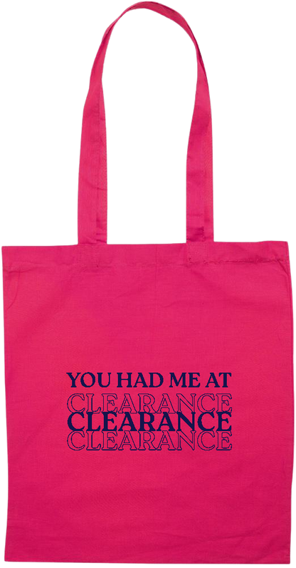 Clearance Design - Essential colored event tote bag_FUCHSIA_front