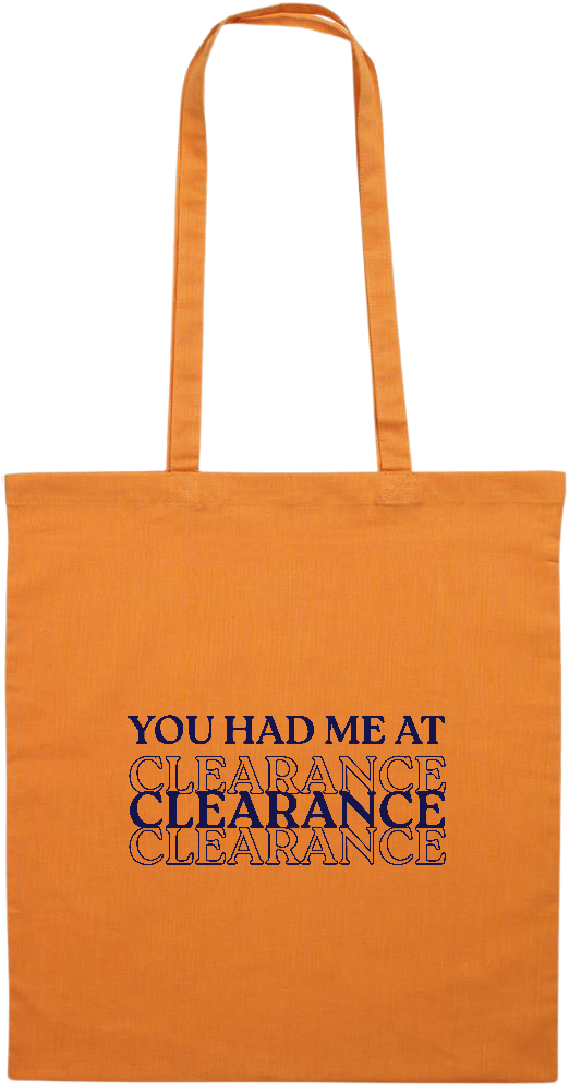 Clearance Design - Essential colored event tote bag_ORANGE_front