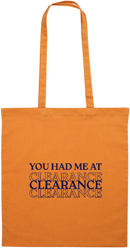 Clearance Design - Essential colored event tote bag_ORANGE_front