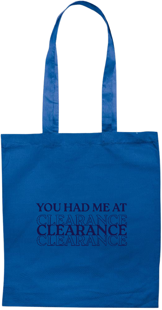 Clearance Design - Essential colored event tote bag_ROYAL BLUE_front