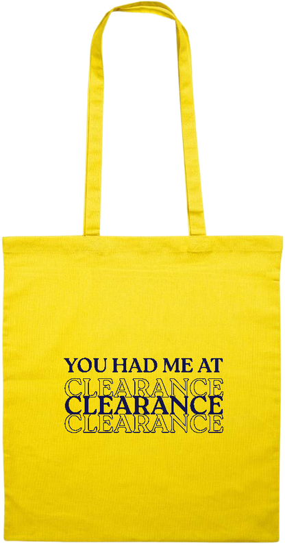 Clearance Design - Essential colored event tote bag_YELLOW_front