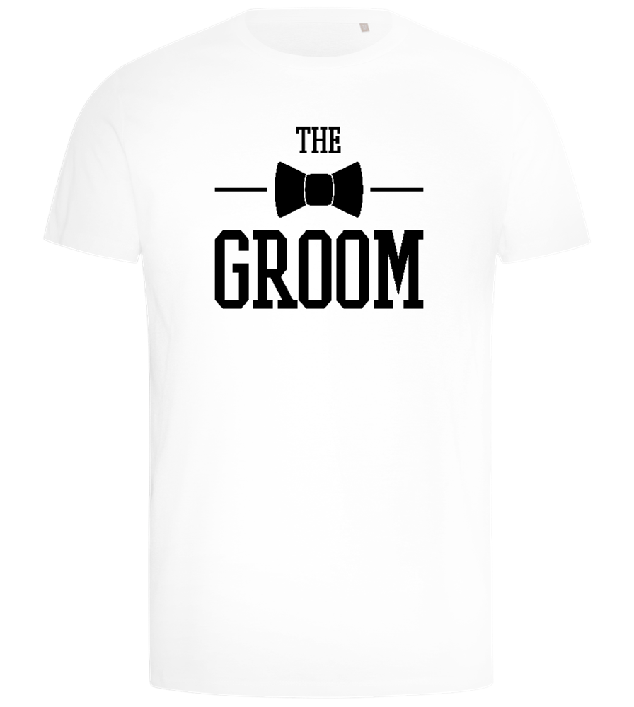 Its The Groom Design - Comfort men's t-shirt_WHITE_front