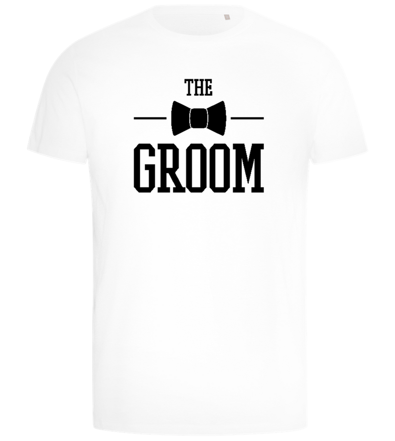 Its The Groom Design - Comfort men's t-shirt_WHITE_front