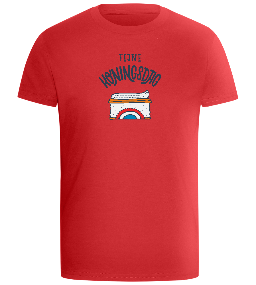 Kingsday Treat Design - Comfort boys fitted t-shirt_RED_front