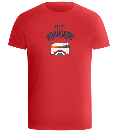 Kingsday Treat Design - Comfort boys fitted t-shirt_RED_front