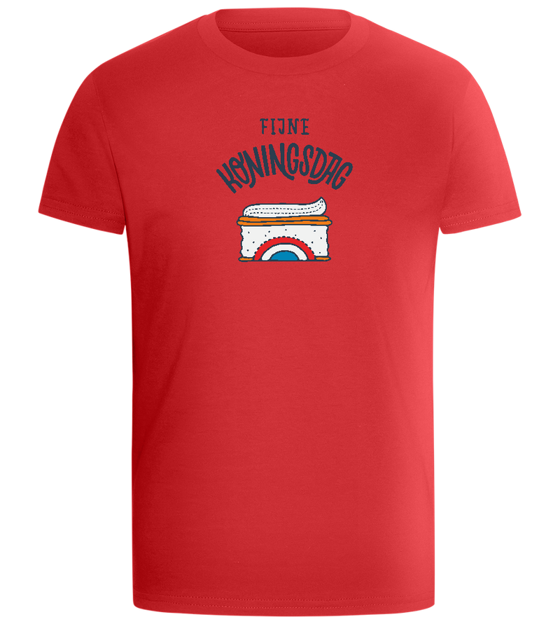 Kingsday Treat Design - Comfort boys fitted t-shirt_RED_front