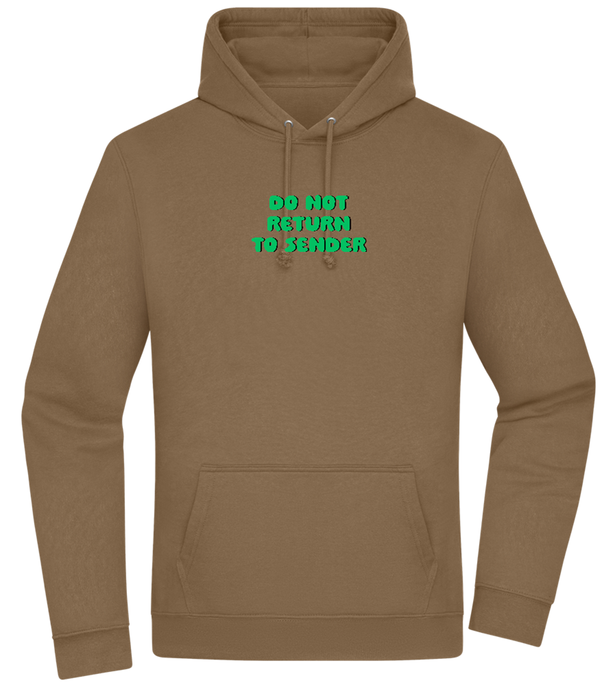 Do Not Return to Sender Design - Premium Essential Unisex Hoodie_ARMY_front