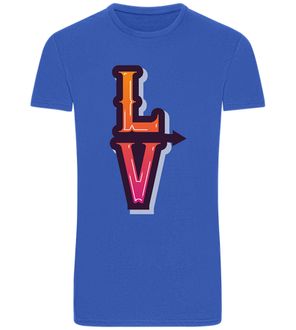 Left Love Design - Basic Unisex T-Shirt_ROYAL_front