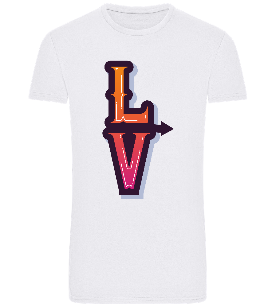 Left Love Design - Basic Unisex T-Shirt_WHITE_front