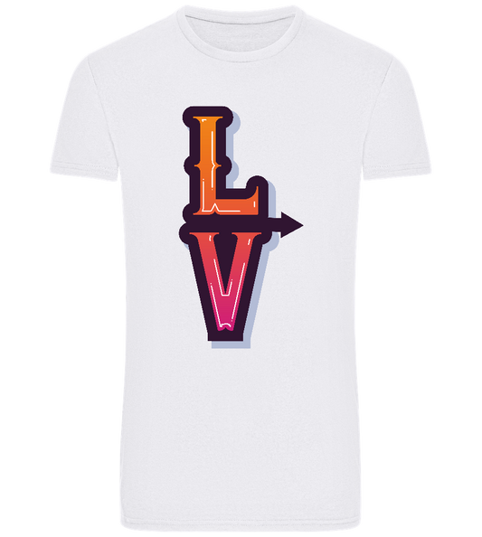 Left Love Design - Basic Unisex T-Shirt_WHITE_front