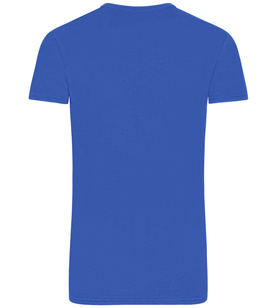 Left Love Design - Basic Unisex T-Shirt_ROYAL_back