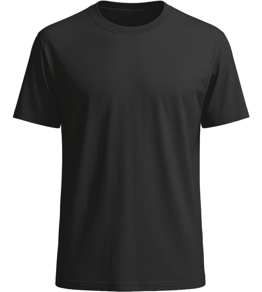 Premium unisex regular fit t-shirt_DEEP BLACK_front