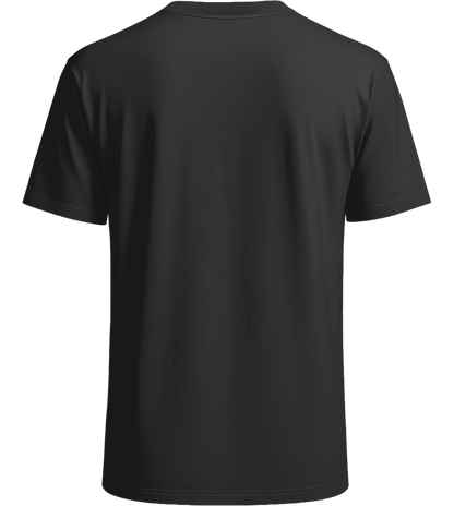 Premium unisex regular fit t-shirt_DEEP BLACK_back